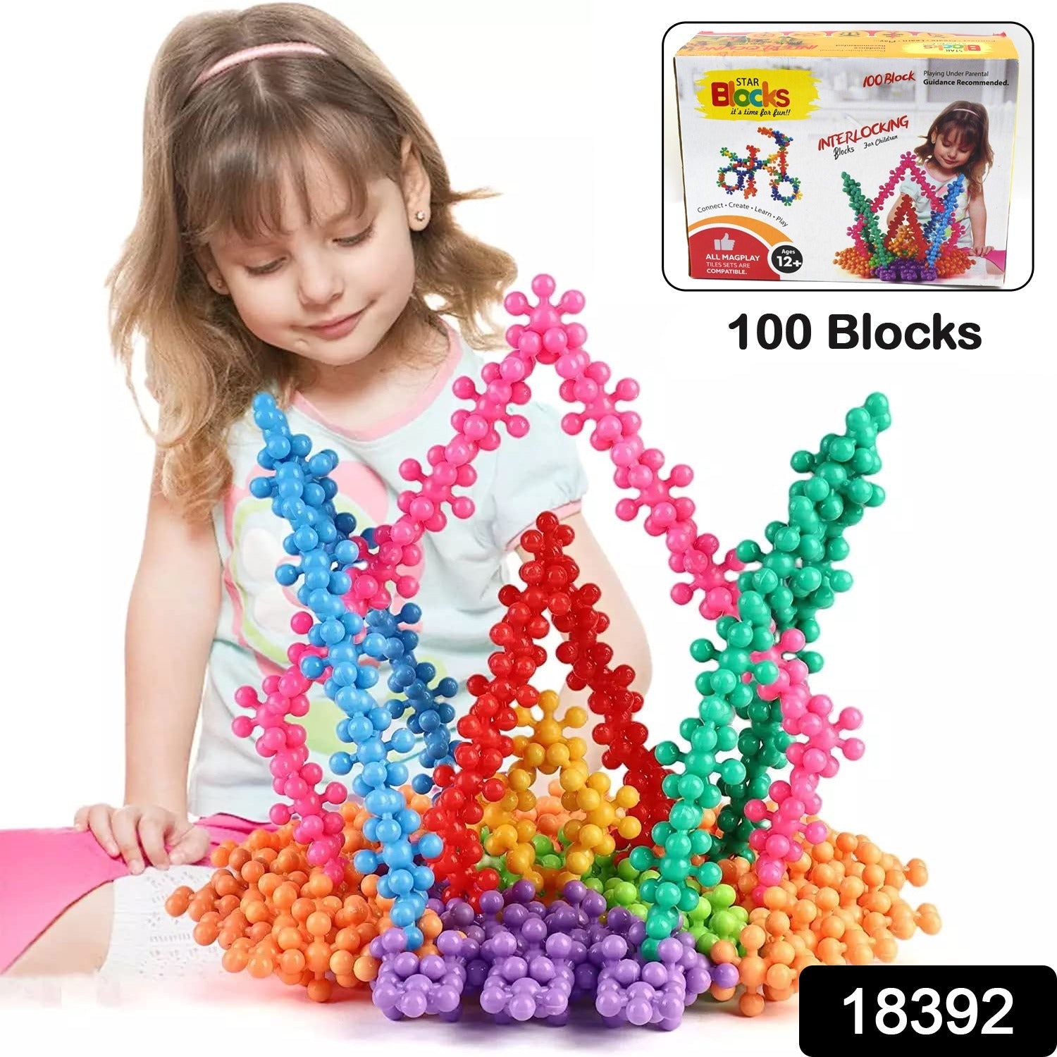 Star Block Interlocking Blocks Colorful Star Building Blocks Star Block Interlocking Blocks Colorful Star Building Blocks